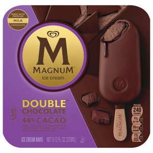 Magnum Double Chocolate Ice Cream Bars, 3 bars [9.12 fl oz (270 ml)]