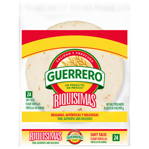 Guerrero Soft Taco Flour Tortillas, 24 tortillas [35 oz (2 lb 3 oz) 992 g]
