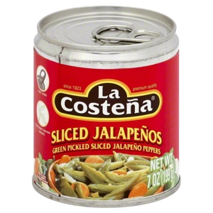 La Costena Jalapenos, Sliced, 7 oz (199 g)