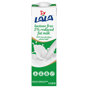 Lala Lactose Free 2% Reduced Fat Milk, 1 l (1.06 qt)