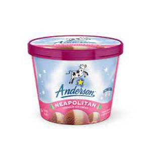 Anderson Premium Neapolitan Ice Cream 1.5 Qt