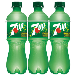 7-UP Soda, Lemon Lime Flavored, 6 Pack, 6 - 16.9 fl oz (500 ml) bottles