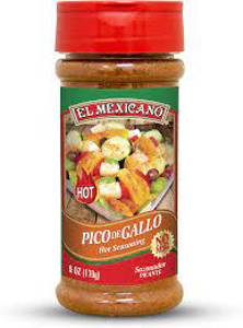 El Mexicano Hot Pico De Gallo Seasoning, 6 oz