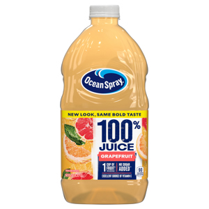 Ocean Spray 100% Juice, Grapefruit, 60 fl oz (1.77 l)