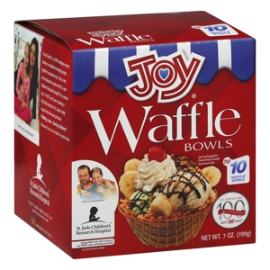 Joy Waffle Bowls, 10 waffle bowls [7 oz (199 g)]