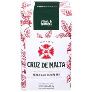 Cruz De Malta Herbal Tea, Yerba Mate, 35.2 oz (1 kg)
