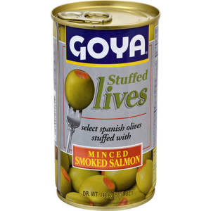 Goya Minced Smoked Salmon Stuffed Olives, 5 1/4 oz