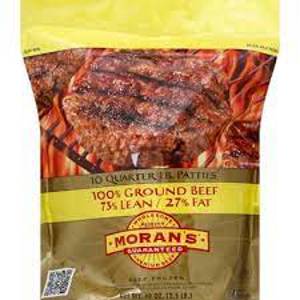 Moran 73% Lean Patty, 40 oz