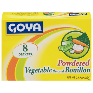 Goya Powdered Vegetable Flavored Bouillon, 8 packets [2.82 oz (80 g)]