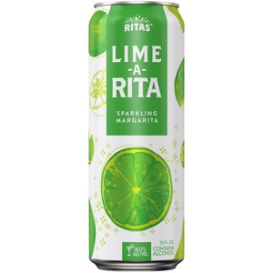 Ritas Margarita, Lime-A-Rita, Sparkling, 25 fl oz (1 pt 9 fl oz)