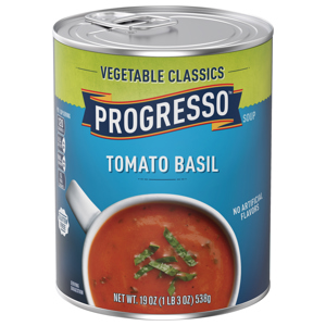 Progresso Tomato Basil Soup, 19 oz (1 lb 3 oz) 538 g