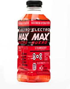 Electromax Suero Strawberry Electrolyte Drink, 21.3 fl oz (1.33 pt) 630 ml