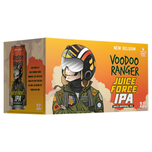 Voodoo Ranger Beer, Hazy Imperial IPA, Juice Force, 6 - 12 oz cans