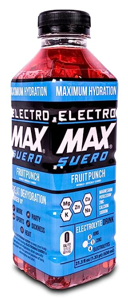 Electromax Suero Fruit Punch Electrolyte Drink, 21.3 fl oz (1.33 pt) 630 ml