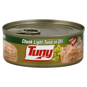 Tuny Tuna, Chunk Light, in Oil, 5 oz (142 g)
