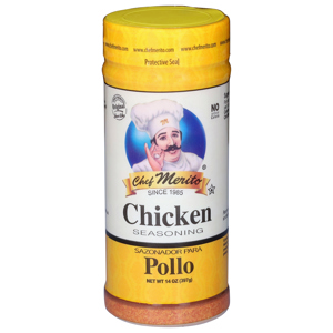 CHEF MERITO SEASONING, CHICKEN, 14 OZ (397 GRAMS)