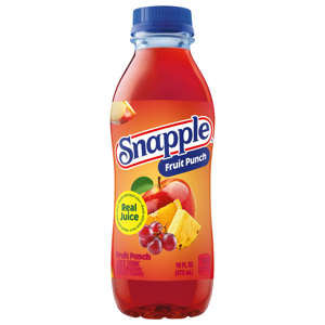 Snapple Fruit Punch Juice Drink, 16 fl oz (473 ml)