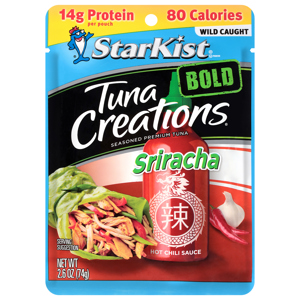 StarKist Bold Seasoned Premium Sriracha Tuna, 2.6 oz (74 g)