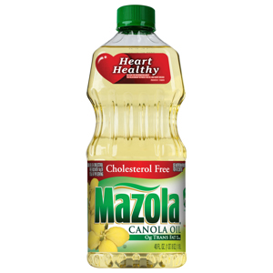 Mazola Canola Oil, Cholesterol Free, 40 fl oz (1 qt 8 oz) 1.18 l