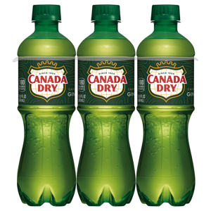 Canada Dry Ginger Ale, Caffeine Free, 6-Pack, 6 - 16.9 fl oz (500 ml) bottles