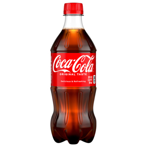Coca-Cola Original Taste Cola, 20 fl oz (1.25 pt) 591 ml
