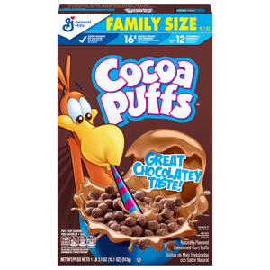 Cocoa Puffs Corn Puffs Family Size, 18.1 oz (1 lb 2.1 oz) 513 g