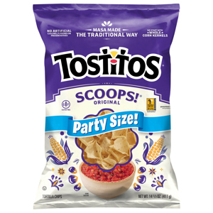 Tostitos Scoops! Original Tortilla Chips Party Size!, 14.5 oz (411 g)