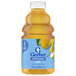 Gerber Toddler (12+ Months) Pear Juice, 32 fl oz (1 qt) 946 ml