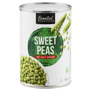 Essential Everyday Sweet Peas, No Salt Added, 15 oz (425 g)