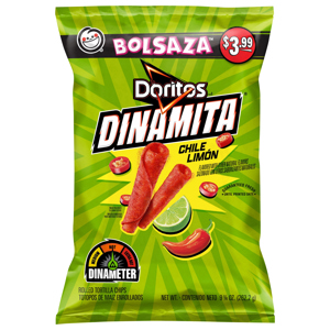 Doritos Bolsaza Hot Chile Limon Tortilla Chips, 9.25 oz (262.2 g)