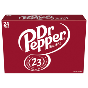 Dr Pepper Soda, 24 - 12 fl oz (355 ml) cans [288 fl oz (8.5 l)]