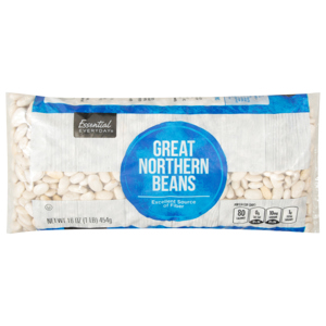 Essential Everyday Great Northern Beans, 16 oz (1 lb) 454 g