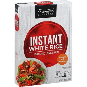 Essential Everyday Rice, White, Instant, 14 oz (396 g)