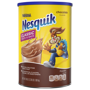 Nesquik Powder, Chocolate Flavor, Family Size, 38 oz (2.38 lb) 1.08 kg