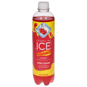 SPARKLING ICE SPARKLING WATER, ZERO SUGAR, CHERRY FLAVORED, 17 FL OZ (502.8 ML)