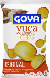 Goya Yuca Cassava Original Chips, 4 oz (113 g)
