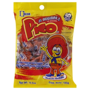 Diana Chili Powder, Orange Flavored, Medium, 50 pieces [6.5 oz (185 g)]