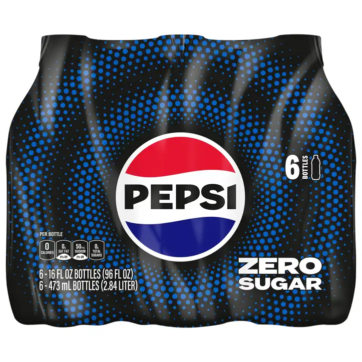 PEPSI 黒と青のドット柄カップ All | Specials – Gulfport, Ms – Pepsi Cola, Zero Sugar, 6 - 16 Fl