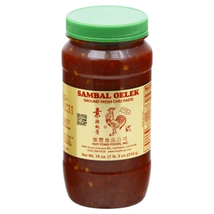 Huy Fong Chili Paste, Fresh, Ground, Sambal Oelek, 18 oz (1 lb 2 oz) 510 g
