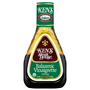 Ken's Steak House Balsamic Vinaigrette Dressing, 16 fl oz (1 pt) 473 ml