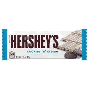 Hershey's Cookies 'N' Creme Bar, 1.55 oz (43 g)