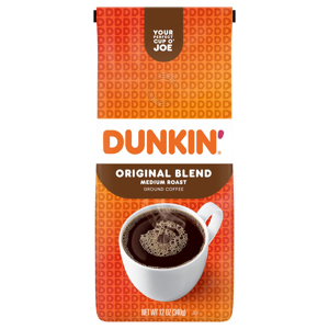 Dunkin' Ground Medium Roast Original Blend Coffee, 12 oz (340 g)