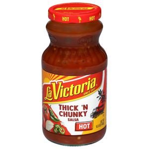La Victoria Thick 'N Chunky Hot Salsa, 15.5 oz (439 g)