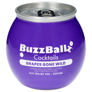 BuzzBallz Grapes Gone Wild Cocktails, 200 ml