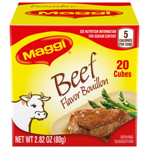 Maggi Beef Flavor Bouillon, 20 cubes [2.82 oz (80 g)]