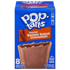 Pop-Tarts Toaster Pastries, Frosted Brown Sugar Cinnamon, 8 toaster pastries [13.5 oz (384 g)]