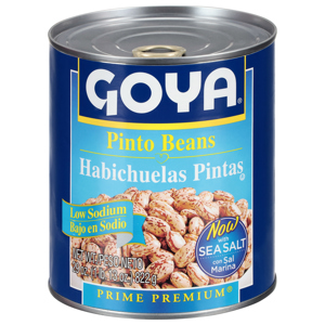 Goya Low Sodium Pinto Beans, 29 oz (1 lb 13 oz) 822 g