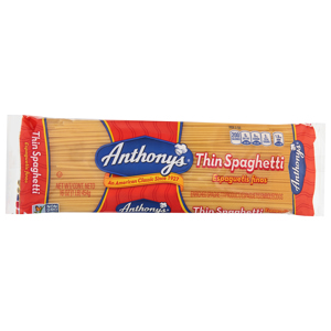 Anthony's Spaghetti, Thin, 16 oz (1 lb) 454 g