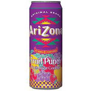 AriZona Fruit Punch Fruit Juice Cocktail, 22 fl oz (650 ml)