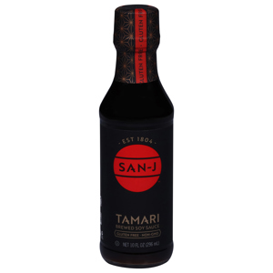 San-J Brewed Soy Sauce, Tamari, 10 fl oz (296 ml)
